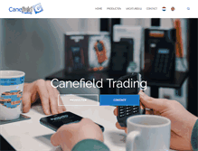 Tablet Screenshot of canefieldtrading.com